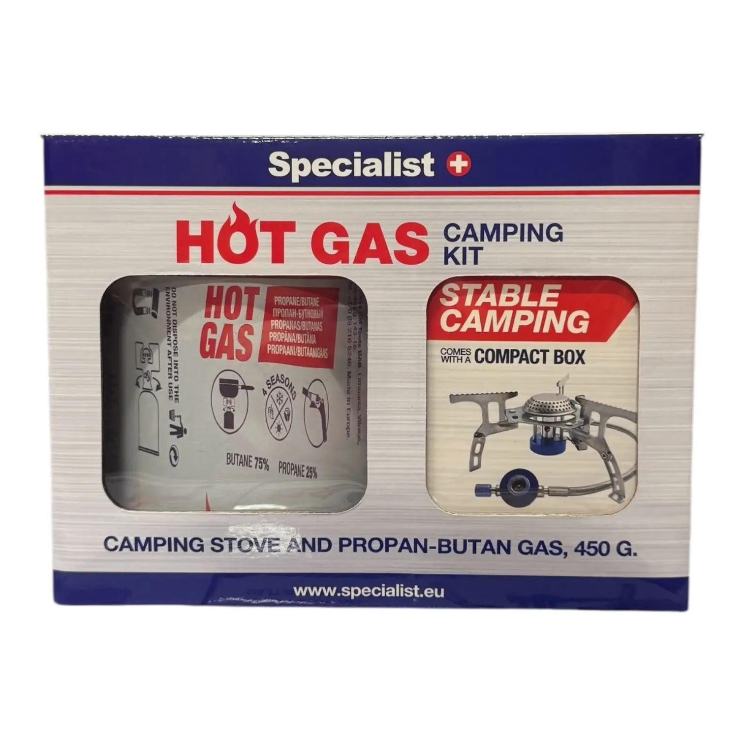 Specialist+ mobil kemping gáztűzhely SZETT, 7/16"