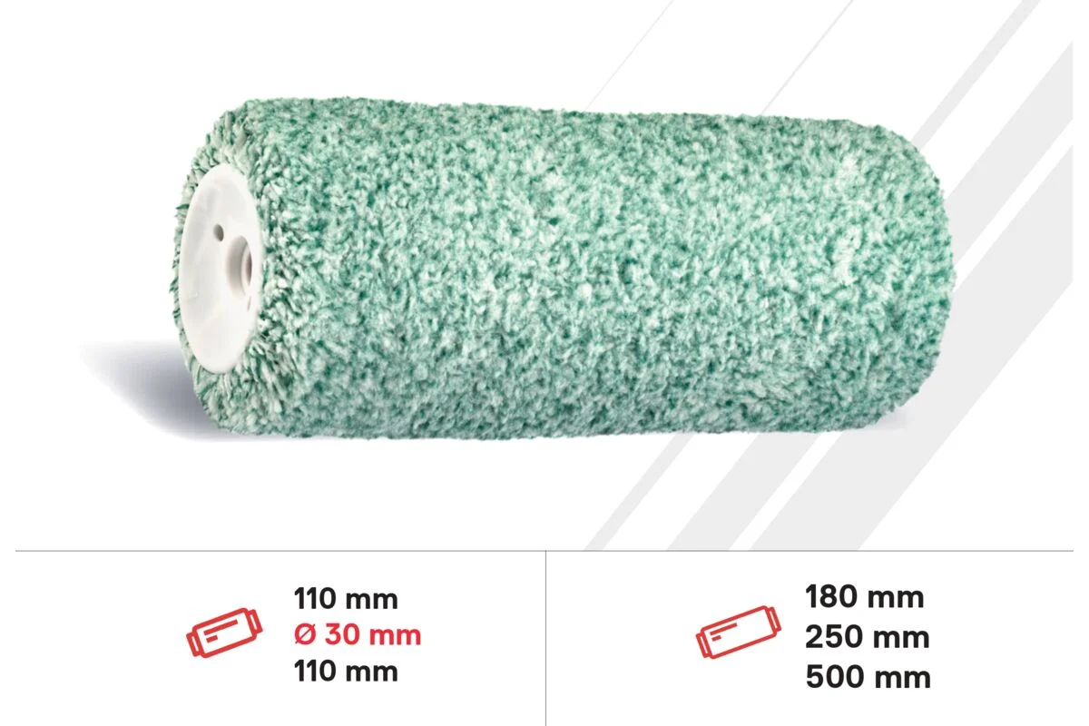 L’outil Parfait MICROLISS'HD 12 mm mikroszálas festőhenger 180mm (6db-os készlet)