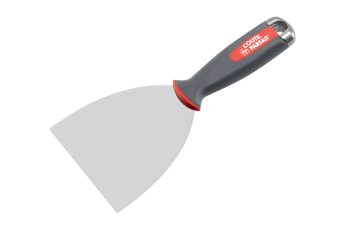 L'Outil Parfait Q1-Q4 kétkezes glett lehúzó szett (kitöltő penge 10 és 30 cm, simtó penge 30 és 50 cm, 10 cm gipszakartonos spakli, adapter és 2x70 cm teleszkópos hosszabbító)