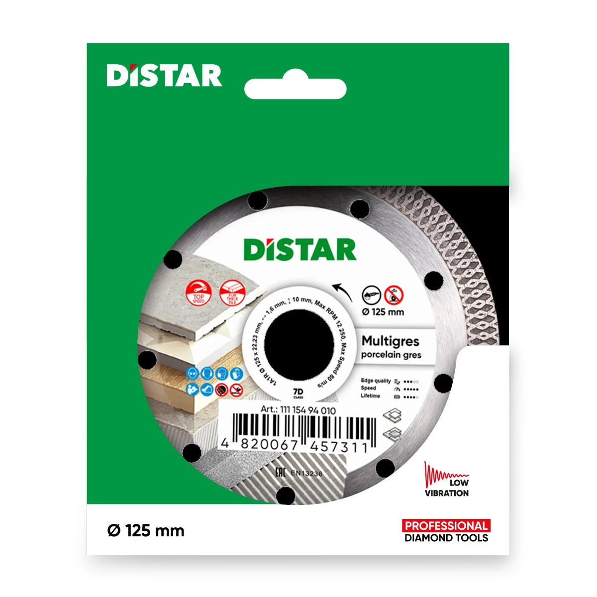 DiStar MultiGres Gyémánt vágótárcsa 125 mm