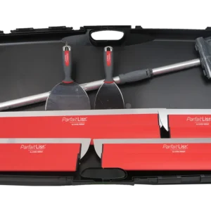 L' Outil Parfait Finish lepke szett, 0.3mm lehúzó és spaklik, 7 részes /25-35-45-60cm 0.3mm pengés lehúzó, 10-15 cm spakli, 2 x 0,5 m teleszkópos hosszabbító