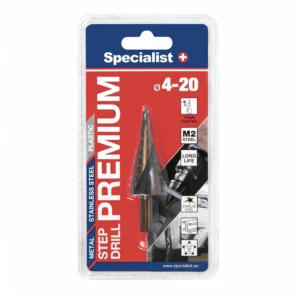 Specialist+ Prémium Lépcsős Lyukfúró 4-20mm