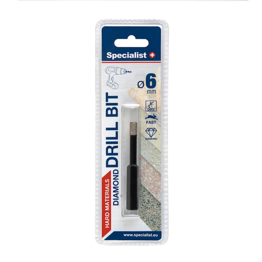 SPECIALIST+ gyémántfúrókorona fúrógéphez 6mm