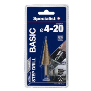 Specialist+ lépcsős lyukfúró BASIC, ⌀4-20