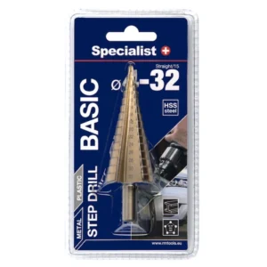Specialist+ lépcsős lyukfúró BASIC, ⌀4-32