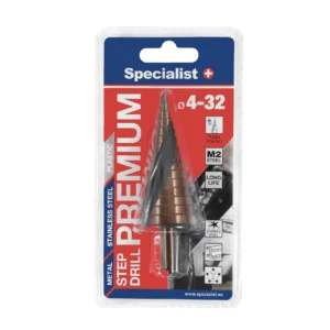 Specialist+ prémium lépcsős lyukfúró 4-32